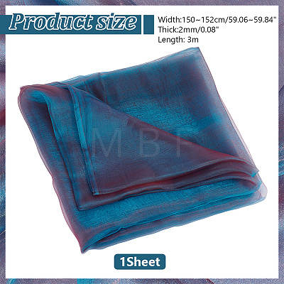 Polyester Organza Fabric DIY-WH0021-45C-1