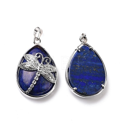 Natural Lapis Lazuli Pendants G-G900-01P-02-1