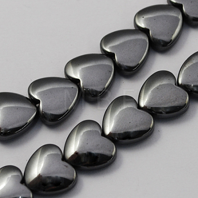 Magnetic Synthetic Hematite Beads Strands X-G-Q912-12mm-1