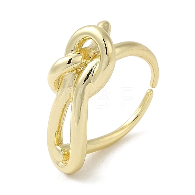 Brass Open Cuff Rings RJEW-Q778-53G-1