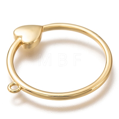Brass Pendants KK-Z013-01G-1