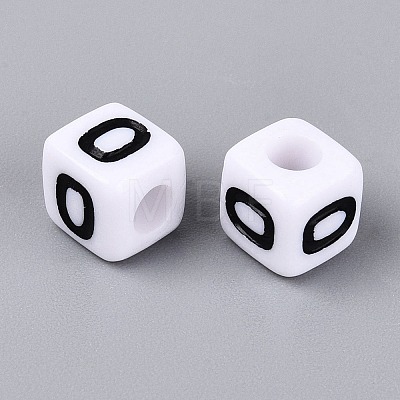 Opaque Acrylic Beads SACR-N020-04A-O-1