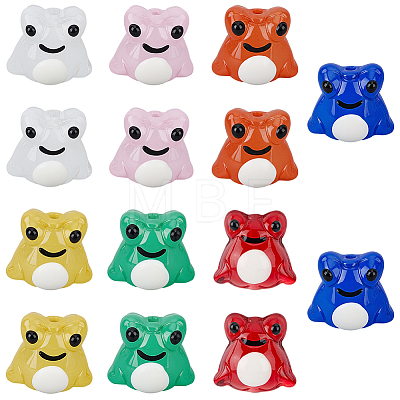 14Pcs 7 Colors Frog Home Decorations LAMP-PA0001-71-1