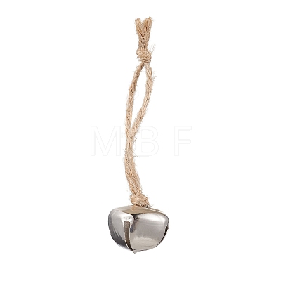 3Pcs 3 Colors Iron Bell Pendant Decoration HJEW-JM02250-1