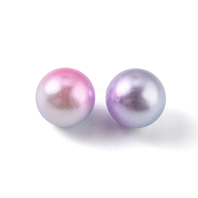 ABS Plastic Imitation Pearl Beads FIND-WH0036-74C-1