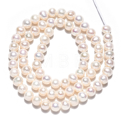 Natural Cultured Freshwater Pearl Beads Strands PEAR-N013-05E-1