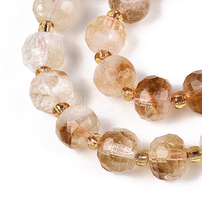 Heated Natural Citrine Beads Strands G-P508-A11-01-01-1