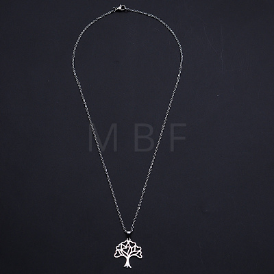 Non-Tarnish 201 Stainless Steel Pendants Necklaces NJEW-S105-JN694-45-1-1