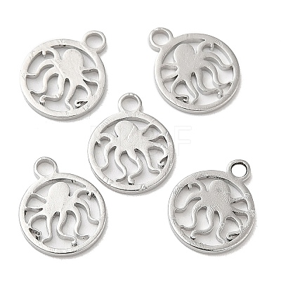 Non-Tarnish 304 Stainless Steel Charms STAS-L020-001P-1