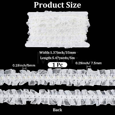 5M Snowy Veil Ribbon OCOR-GF0006-13-1