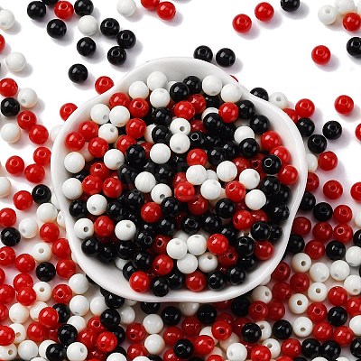 Opaque Acrylic Beads SACR-Q004-01D-1