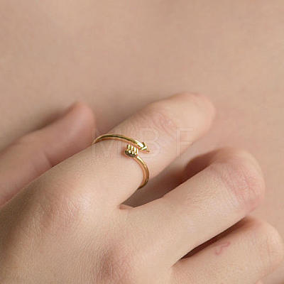 304 Stainless Steel Cuff Rings RJEW-OY001-05G-1