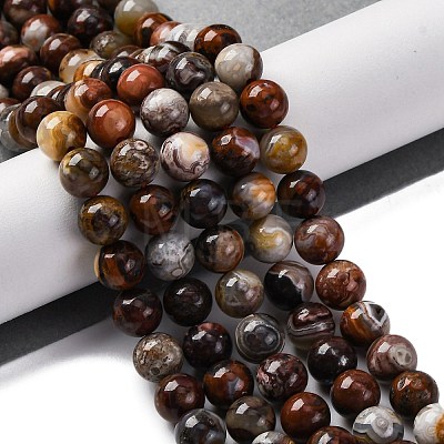 Natural Mexico Crazy Agate Beads Strands G-L615-A01-02-1