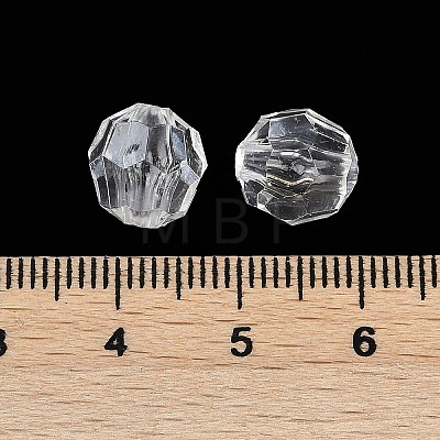 Transparent Acrylic Beads OACR-Q015-02B-1