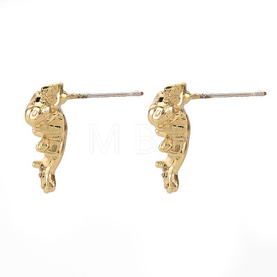 Alloy Stud Earring Findings X-PALLOY-Q433-025-RS-1