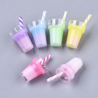 Imitation Juice Glass Pendants X-CRES-S359-20-1