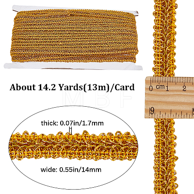 13M Metallic Yarn Ribbons OCOR-WH0058-59A-1