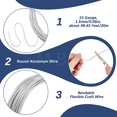 SUNNYCLUE Aluminum Wire AW-SC0001-04H-1