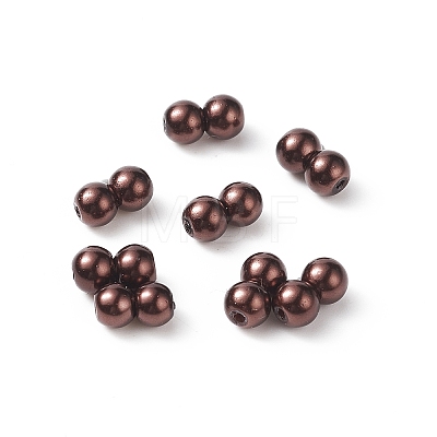 (Defective Closeout Sale: Adhesion) Glass Pearl Beads HY-XCP0001-11-1