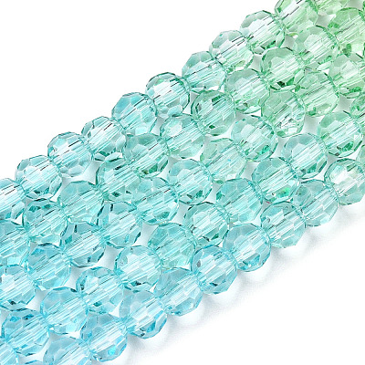 Transparent Glass Beads Strands X1-GLAA-E036-07Y-1