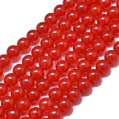 Natural Malaysia Jade Beads Strands G-L645-C01-6mm-16-1