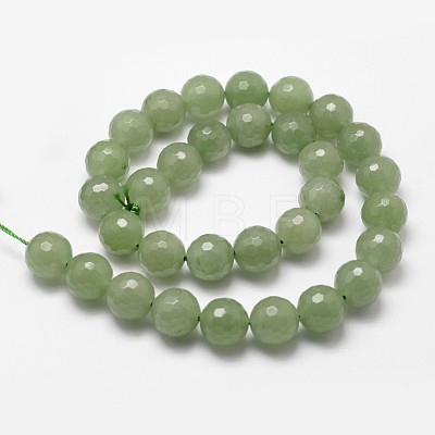 Natural Green Aventurine Beads Strands X-G-D840-28-8mm-1