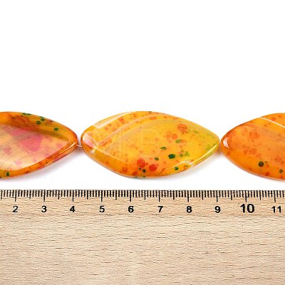 Dyed Natural Agate Beads Strands G-U029-E01-1