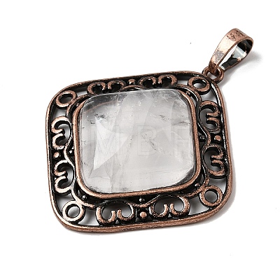 Natural & Synthetic Mixed Gemstone Pendants G-A297-04R-1