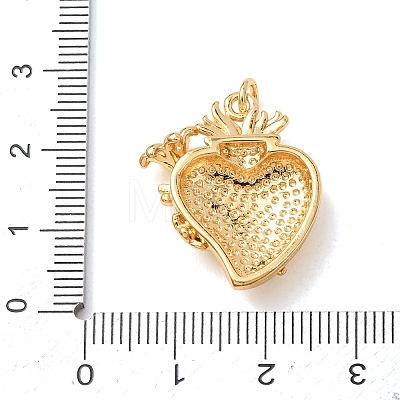Brass Pendants KK-CBAED11-01D-G-1