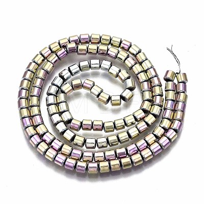 Electroplate Non-magnetic Synthetic Hematite Beads Strands G-T114-62-05-1