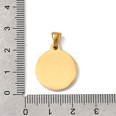 304 Stainless Steel Pendants STAS-B094-01H-G-1