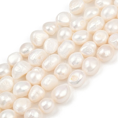 Natural Cultured Freshwater Pearl Beads Strands PEAR-P064-20L-02A-1