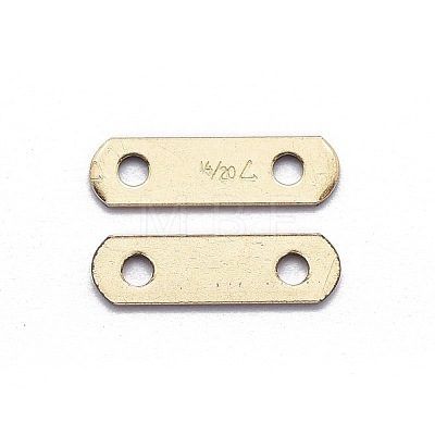 Yellow Gold Filled Spacer Bars KK-L183-028G-1