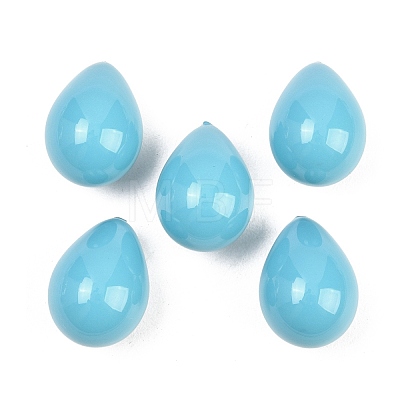 Electroplate Opaque Glass Beads GLAA-A044-02F-1