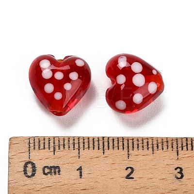Handmade Lampwork Enamel Beads X-LAMP-B030-02A-01-1