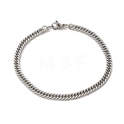 202 Stainless Steel Chain Bracelet STAS-A100-16P-1