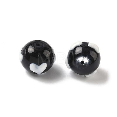 Handmade Glass Enamel Beads GLAA-K070-45C-1