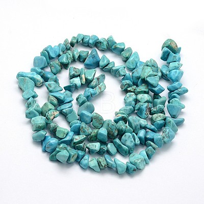 Synthetic Turquoise Beads Strands G-O049-B-43-1