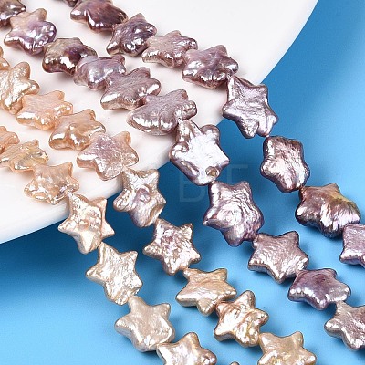 Natural Baroque Keshi Pearl Beads Strands PEAR-S020-Z03-02A-1