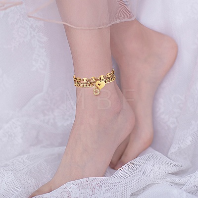 Anklets Sets AJEW-AN00383-01-1