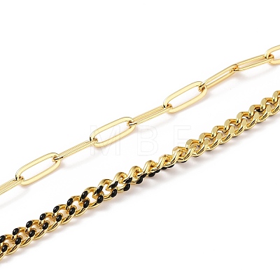 Chain Necklaces NJEW-JN03229-1