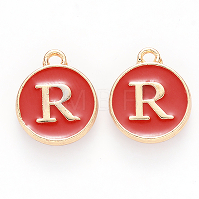 Golden Plated Alloy Charms ENAM-SZ0001-25C-R-1