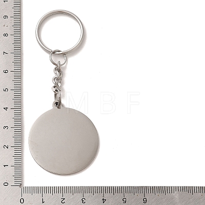 304 Stainless Steel Keychains KEYC-P019-01A-P-1