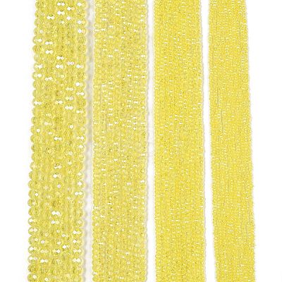 Electroplate Glass Beads Strands EGLA-A044-T8mm-B29-1