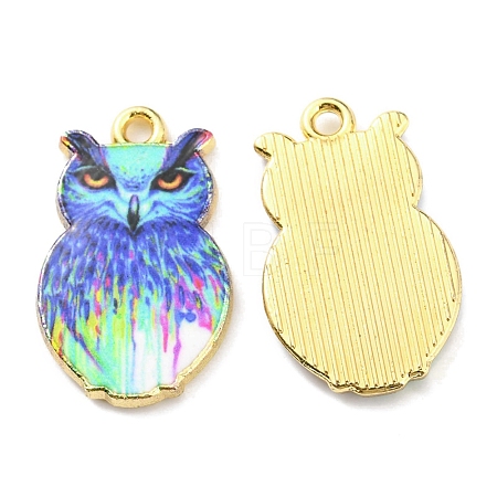 Printed Alloy Pendants ENAM-D051-16G-08-1