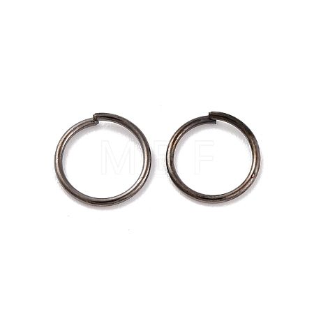 Brass Saw Cut Open Jump Rings KK-G514-01L-B-1