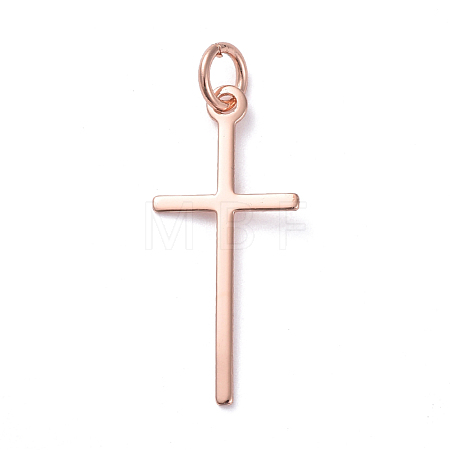 Brass Pendants ZIRC-G160-31RG-1