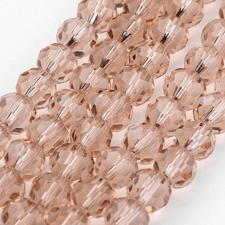 Transparent Glass Bead Strands X-GLAA-G013-10mm-90-1