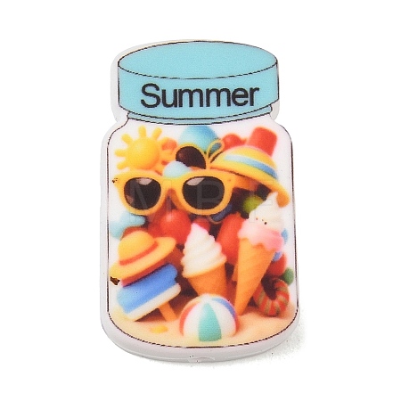 Printed Silicone Beads SL-CBADDB1-09A-1