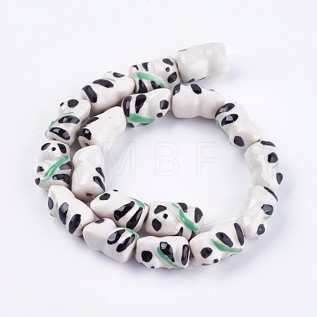 Handmade Porcelain Beads PORC-G002-45-1